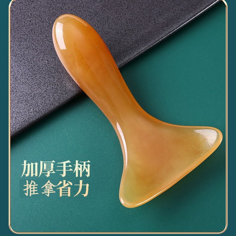 masaje de pala, cuchilla, cuchilla, estriado cervical, masajeador de columna cervical para dragar los meridianos del hombro, empuje abierto, placa de arco de barra de tendón espalda