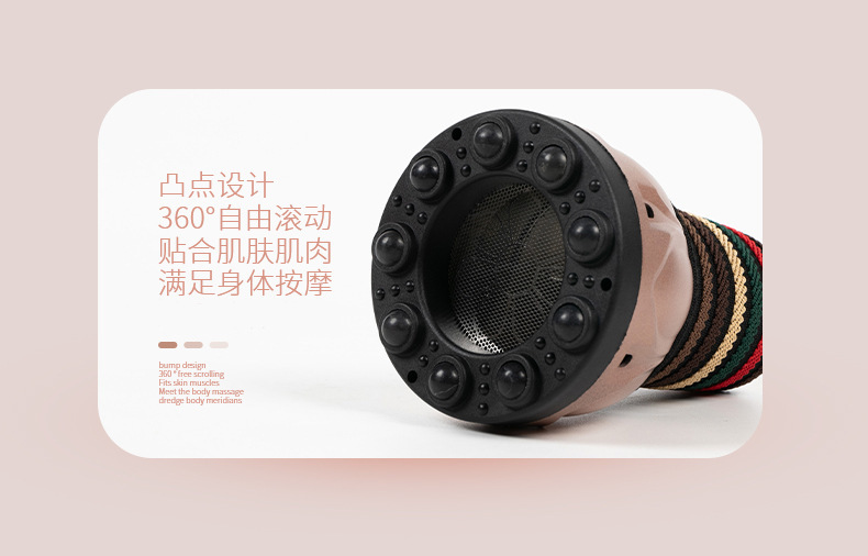 Bian Stone Moxa Roller Jar Handheld Lotus Moxibustion Device with 54 Moxa Sticks for Body Care key features