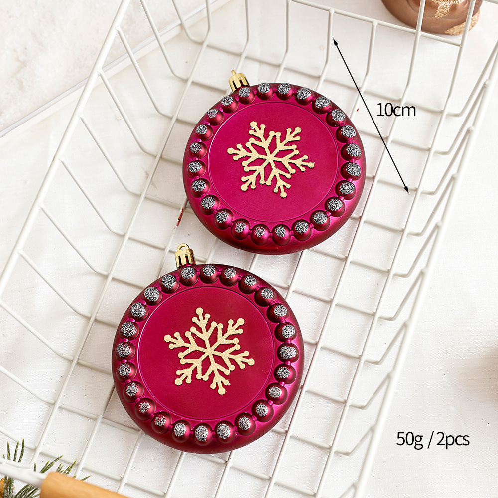 Bola de Navidad en forma especial Bola de árbol de Navidad colgante de vacaciones decoraciones colgante de plástico color mezclado lote