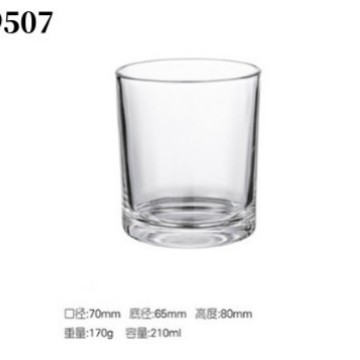 厂家批发蜡烛杯透明玻璃容器香薰空杯卧室浪漫烛台摆件玻璃杯|undefined