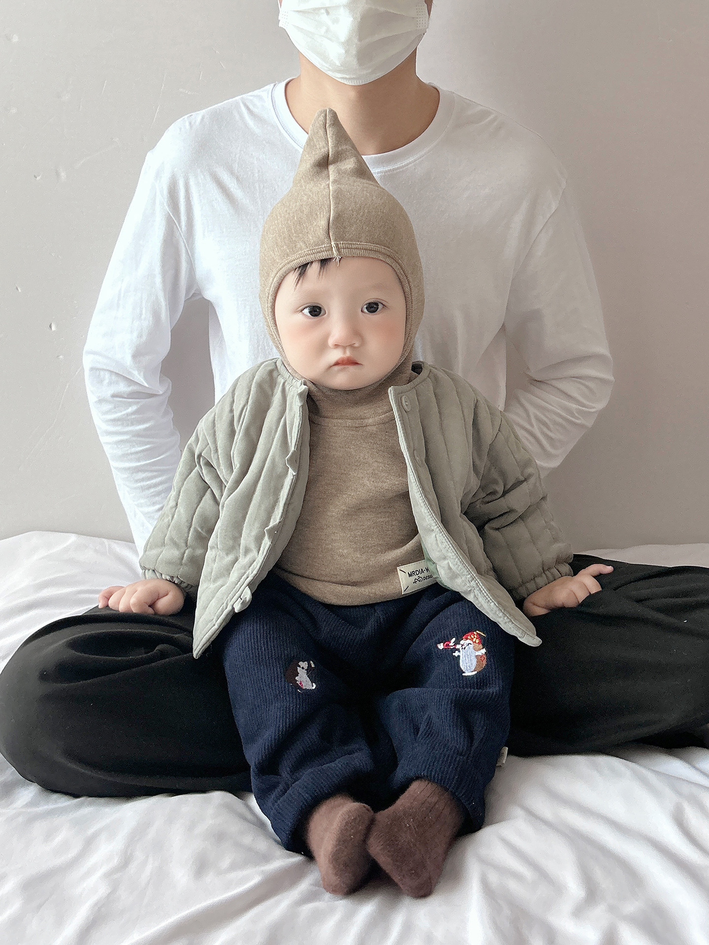 Bebés coreanos de invierno chaqueta de algodón nuevo estilo extranjero ropa de algodón gruesa para niños chaqueta de algodón caliente para niños