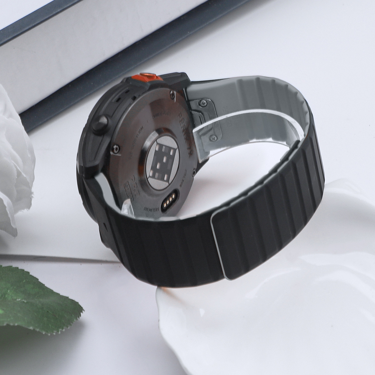Two-color Silicone Magnetic Return Ring Contrast Color Strap
