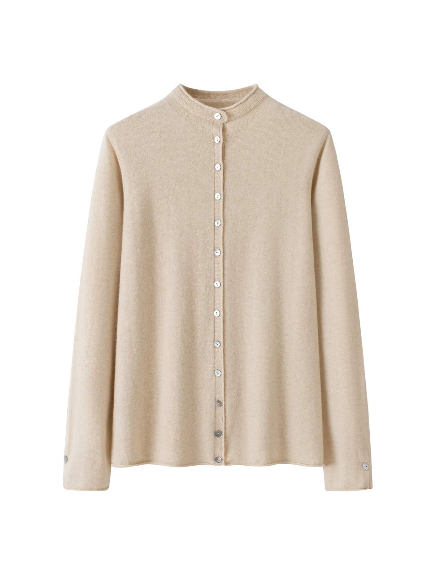 Knitted demi-season fashionable cardigan