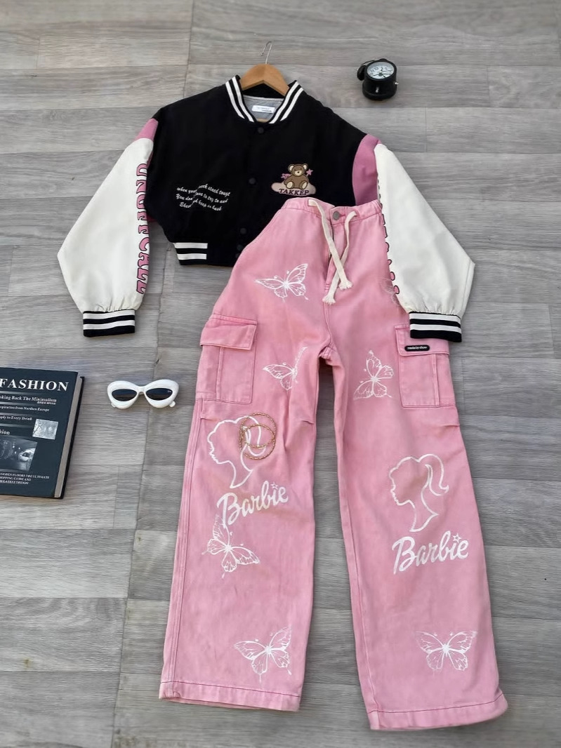 Pantalones de mezclilla para mujer, monos, pantalones de sheins de pierna ancha con bolsillos múltiples, pantalones Cargo pants wholesale