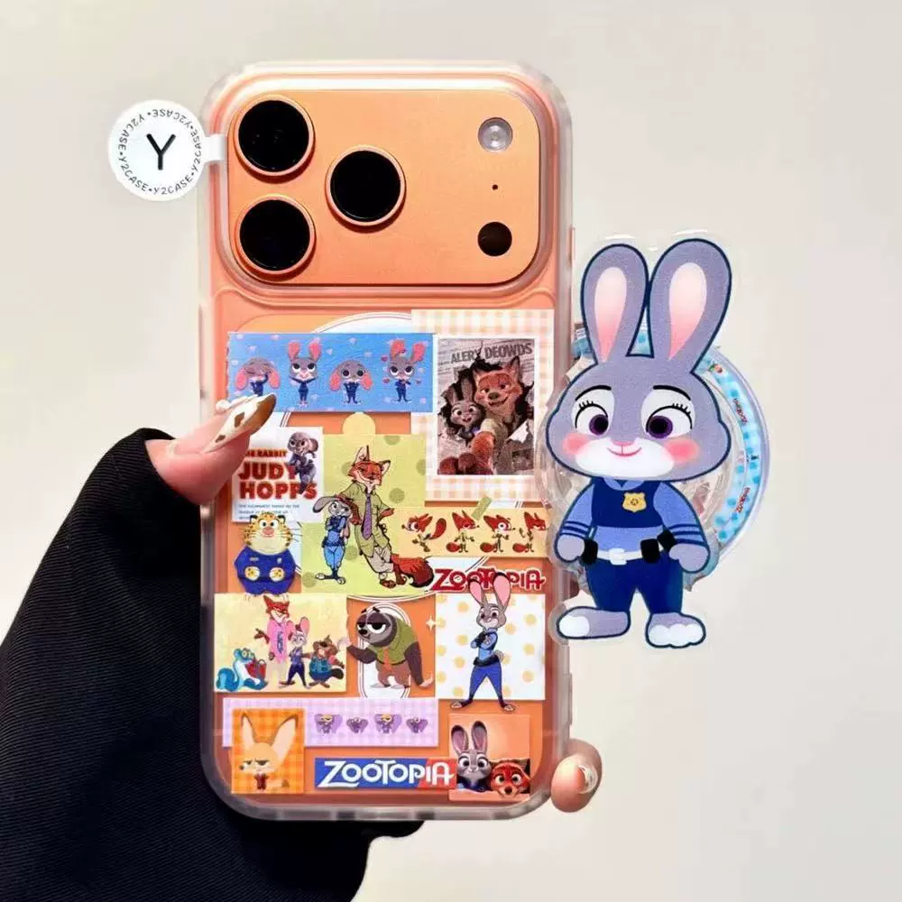 Чехол для телефона (Apple) iPhone 16 — полупрозрачный AA Judy Nick с магнитным однослойным корпусом