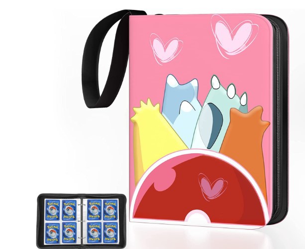 FUENTE fabricante en stock suministro baokemeng juego tarjeta colección libro Magic Baby Tarjeta de cremallera libro de almacenamiento