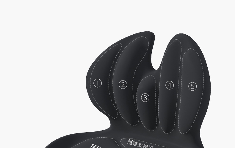 New cross-border Amazon chair cushion buttock cushion waist cushion waist support integrated back cushion waist cushion