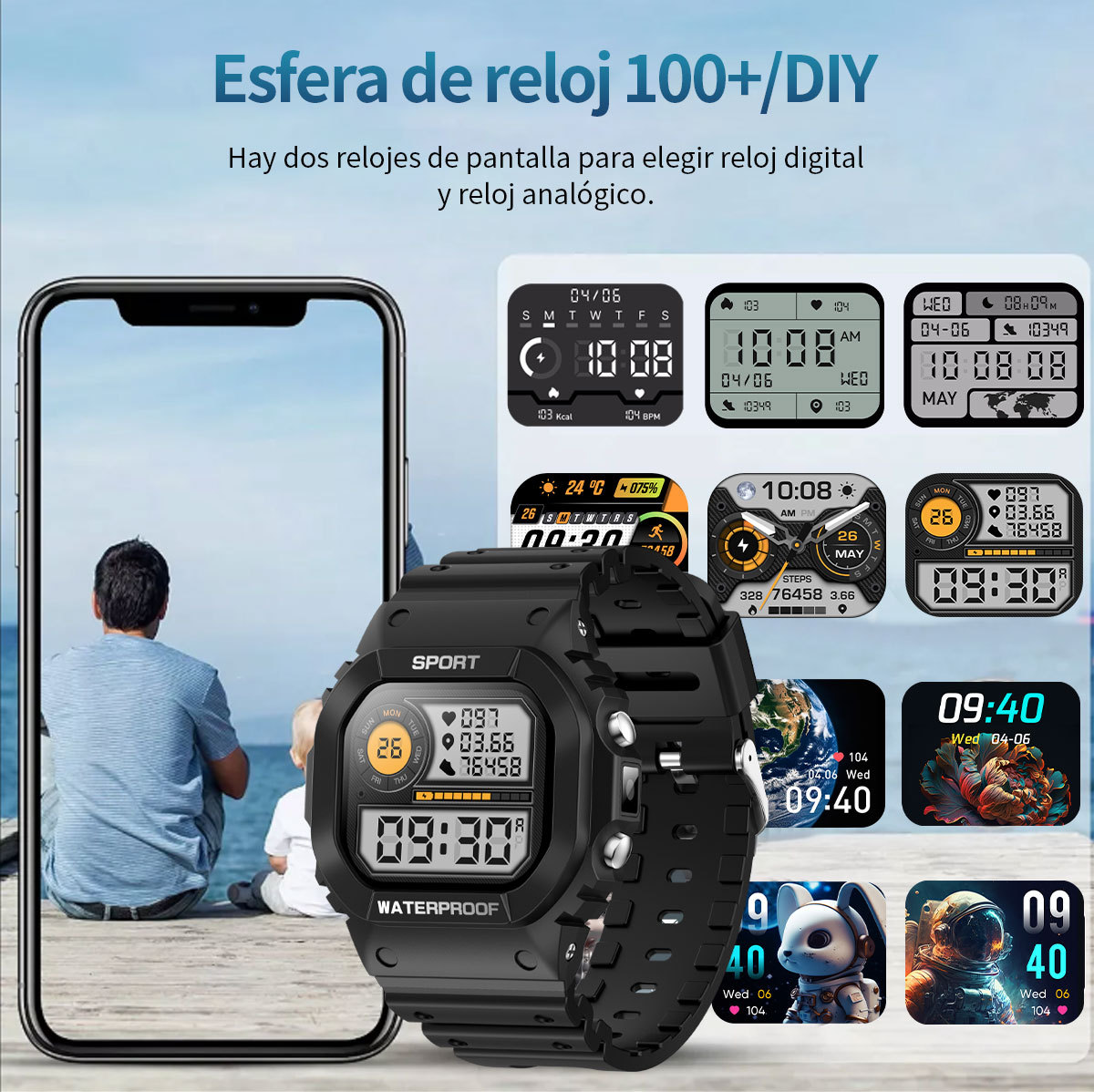 Lc31 Smartwatch Mit Touchscreen Wasserdichte Sportuhr Unisex_voghion.com
