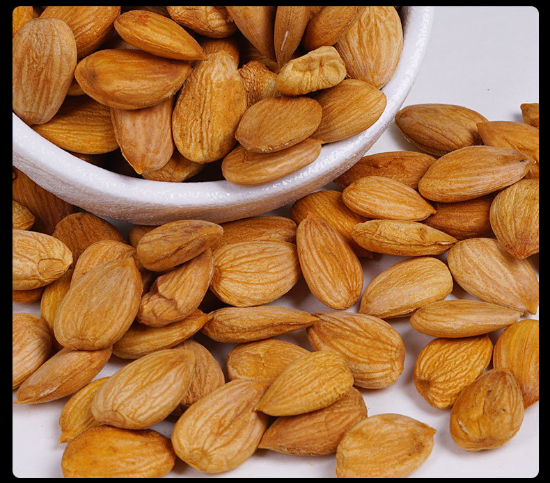 Sweet Almond Kernels (Prunus dulcis) — Peeled Xinjiang Apricot-Kernel Type for Soy Milk & Daily Nourishment in use