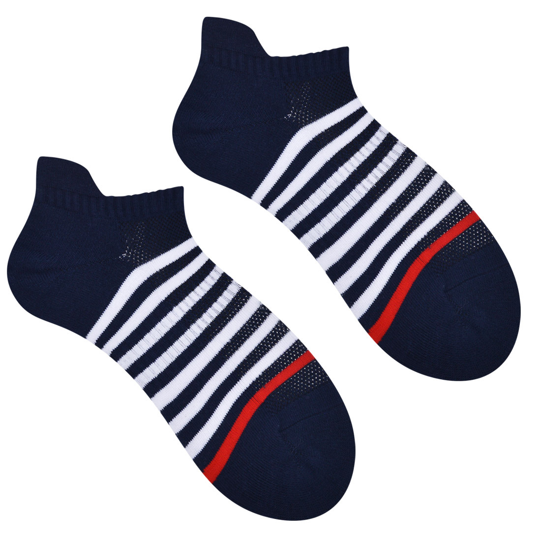 Calcetines deportivos transfronterizos al aire libre Calcetines de tubo corto con fondo de toalla gruesa Calcetines de felpa transpirables de malla que absorben el sudor