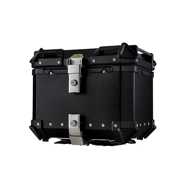 Pequeño fácil de desmontar aleación de aluminio bicicleta de la motocicleta tronco 25L/32L/36L ligero diario cercanías Negro/Plata