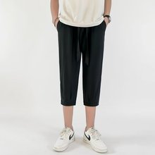 七分裤男款夏季宽松薄款凉感速干裤子潮牌冰丝运动马裤休闲短裤男