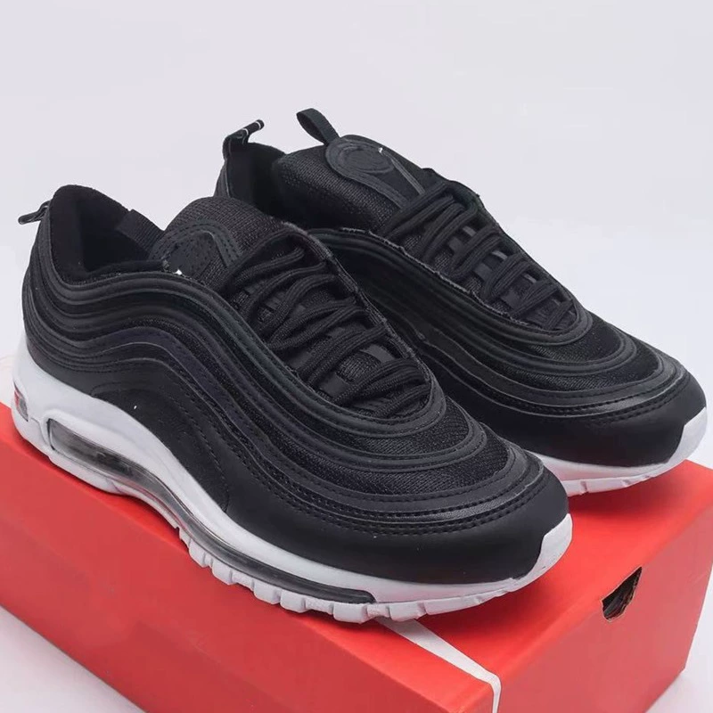 Беговые кроссовки Putian pure Nike AIR MAX97 "Silver Bullet", мужские, с полной подошвой с амортизацией, женские