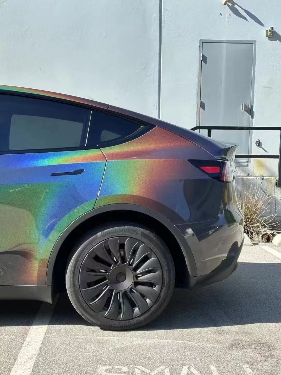 Car Color Changing Film Colorful Laser White Cross-Border Hot Selling Car Body Color Changing Film Gorgeous Gray Can Be Cut Factory Direct Sales