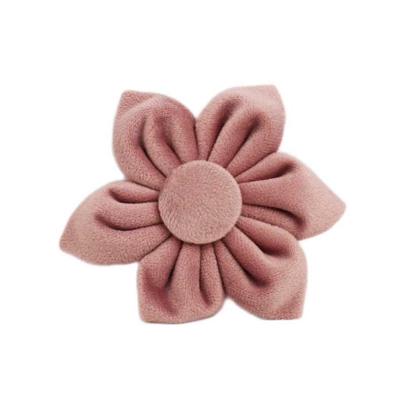 Coleira peitoral de veludo rosa claro para cães, acessórios para animais de estimação_voghion.com