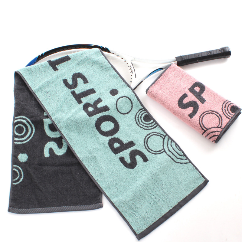 New Gym Sports Sweat-Absorbent Quick-Drying Towel, All-Cotton Towel, Amazon Solid Color Sports Towel, Manufacturer Wholesale