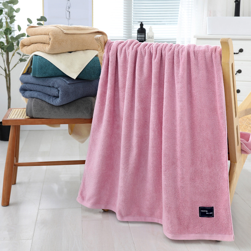 Fábrica al por mayor de algodón extra gruesa Toalla de baño 90*180 algodón hogar suave absorbente salón de belleza Toalla de cama