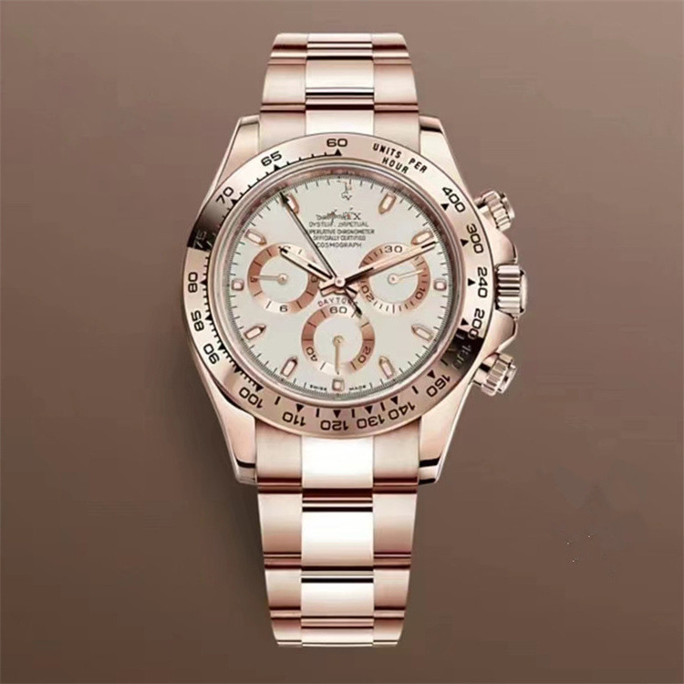 Laojiaditong transfronterizo toma un reloj mecánico de tres ojos y seis agujas para hombre, reloj multifuncional con cinturón de acero para hombre