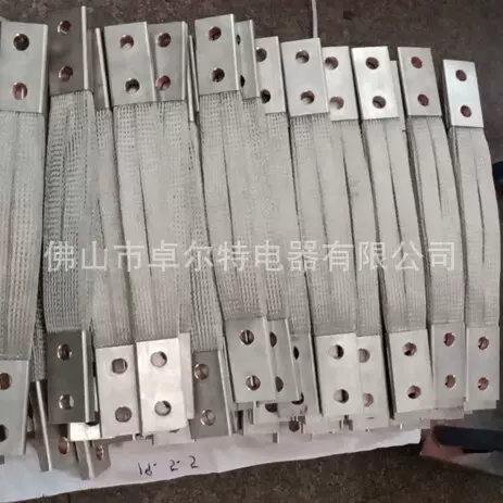 镀锡铜编织软铜带连接 多股软铜线铜绞线软连接