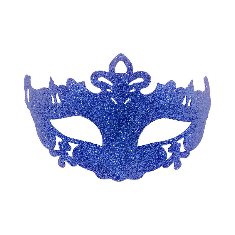 Máscaras negras de Halloween transfronterizas máscaras venecianas máscaras de hadas máscaras de alto valor de polvo