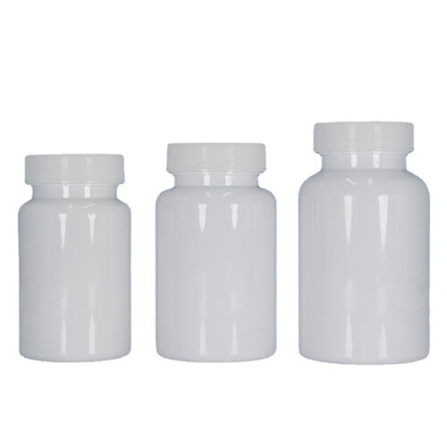 100cc120cc150cc white glossy single cap pressure screw cap pressure tablet candy white kidney bean pet health product bottle