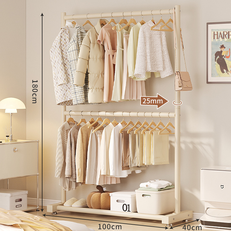 더블 레이어 크림 화이트 100*180