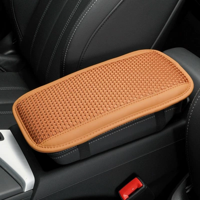 arm pad central hand pad – Armrest box pad - brown