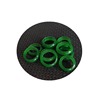 Emerald sunny green ring with stone jade, quartz nail decoration, ice imitation