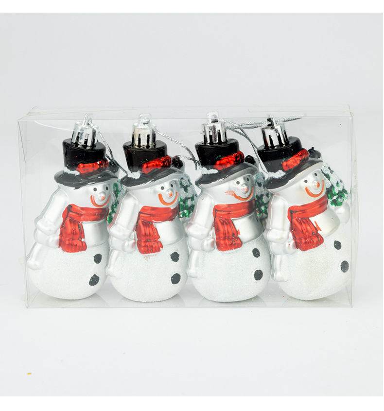 Christmas Tree Decoration New Christmas Nordic Painted Hanging Resin Pendant Snowman Hanging Creative_voghion.com