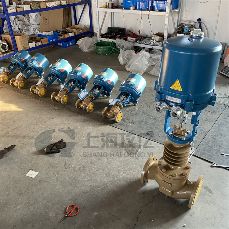 电动单座调节阀 ZDLP-16C dn40碳钢法兰调节阀