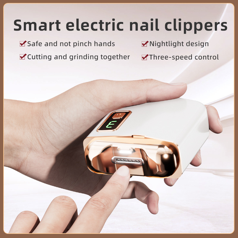 Cross-border new electric nail cutter three-gear adjustment luminous lighting patent qualification is complete can be equipped with 16 countries manual Cross-border new electric nail cutter three-gear adjustment luminous lighting patent qualification is complete can be equipped with 16 countries manual