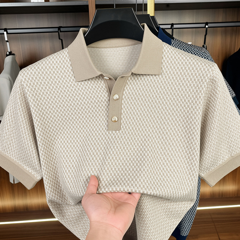 Cotton fashionable short sleeve T-shirt