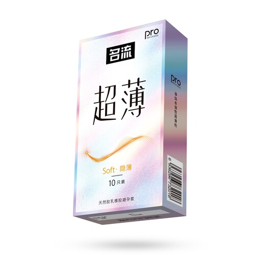 Celebrity Condoms 2 Pack, 10 Pack, Thin, Tight, Invisible, Glossy Hyaluronic Acid Ultra-Thin Series Condoms