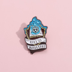 歐美創意遊戲系列周邊胸針個性盾牌書本造型金屬徽章創意卡通配飾