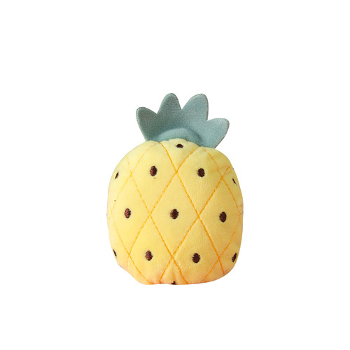 Cross-border Amazon new pet products, cat toys, ring paper, various interactive imitation fruit dog plush toys