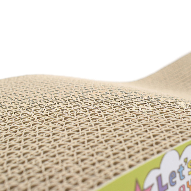 Le ViewSonic Pet Cat Toy Cat Garra de pulido Sofá para gatos Papel corrugado en forma de M Tablero de agarre para gatos Se puede procesar y personalizar