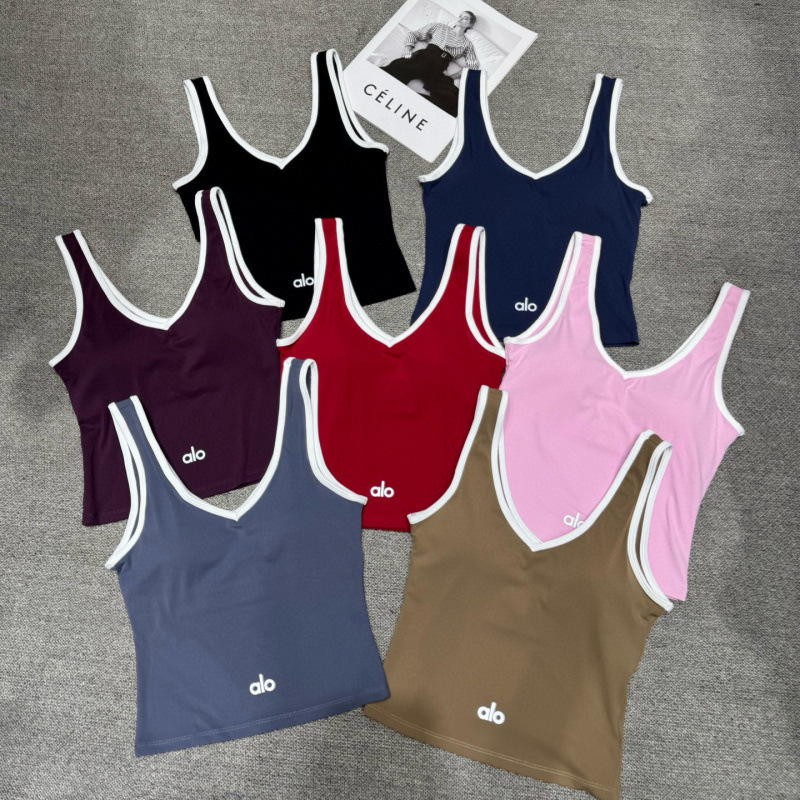 Cross-fit tight yoga set, high-waisted sports outfit for women, nude-feel running backless alo fitness color-block yoga wear Cross-fit tight yoga set, high-waisted sports outfit for women, nude-feel running backless alo fitness color-block yoga wear