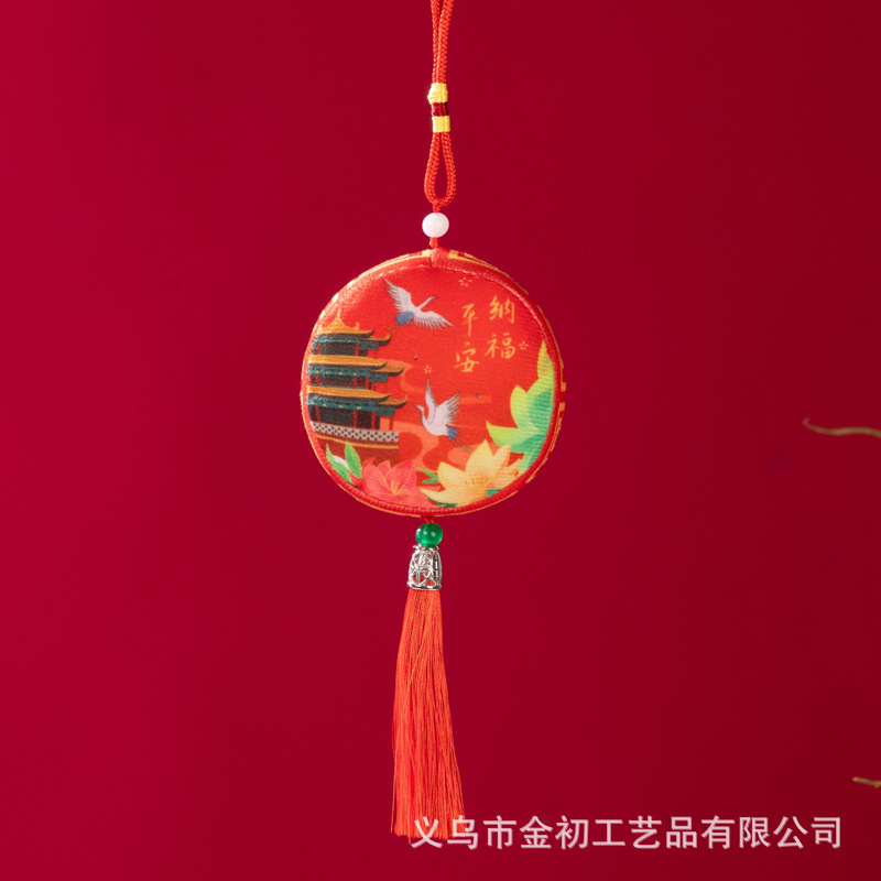 中秋节仿真月饼圆形手工香包挂件香囊小礼品桂花香包创意伴手礼|undefined