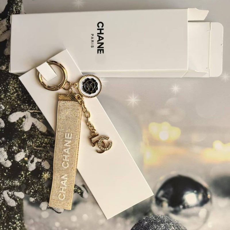 Xiaoxiang DIY キーホルダー携帯電話チェーンバッグペンダントクラシックな 5C マークは輝くダイヤモンドで散りばめられています|undefined