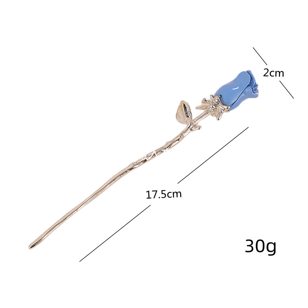 Corea del Sur de alto grado Tulip horquilla accesorios para el cabello horquilla de verano para mujer 2022 diseño de nicho nuevo estilo palillos modernos