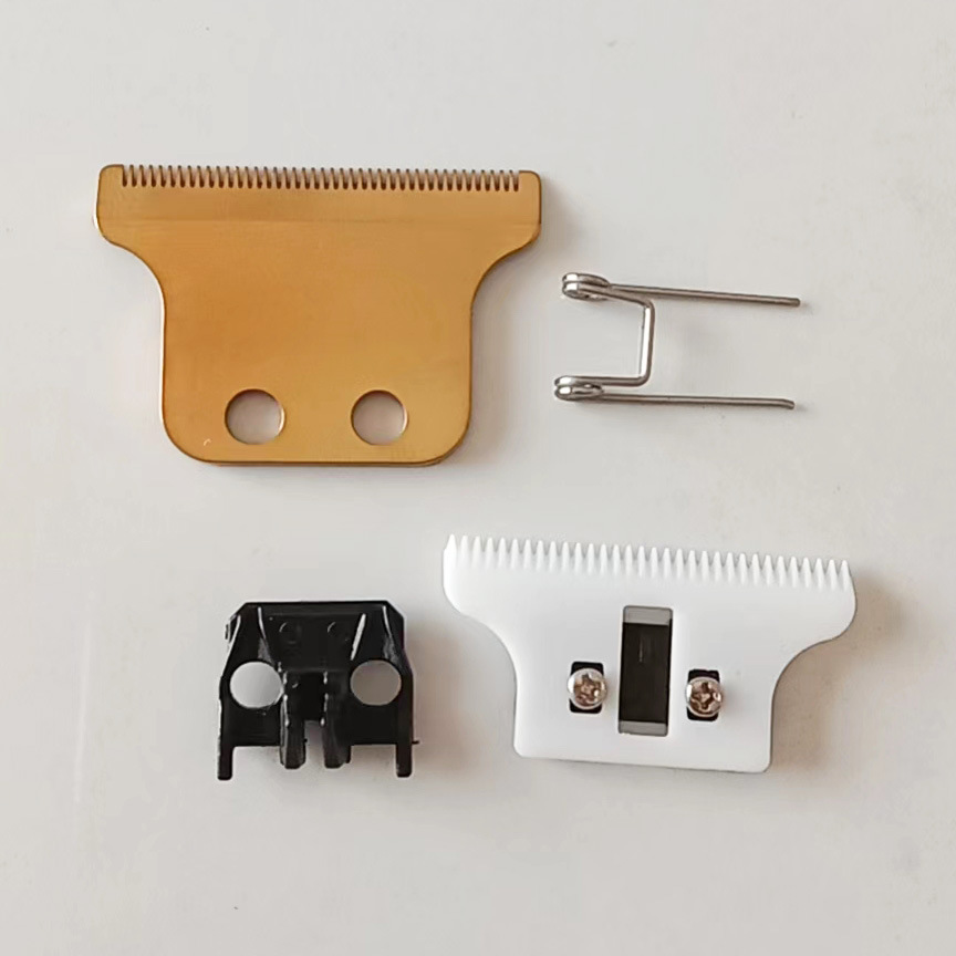 The golden set of electric hair clippers is suitable for detailer T-wide 8081