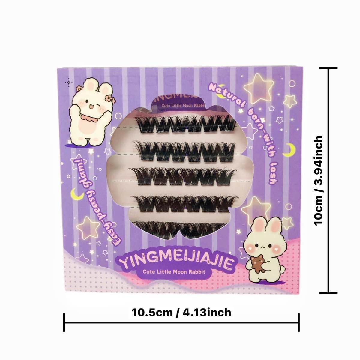 Parillas falsas transfronterizas, pestañas extendidas sin pecado, pestañas densa, pestañas falsas DIY, estilo natural, pestañas falsas sin pegamento.