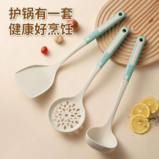 硅胶铲不粘锅专用炒菜铲子漏汤勺厨具套装耐高温食品级硅胶锅铲