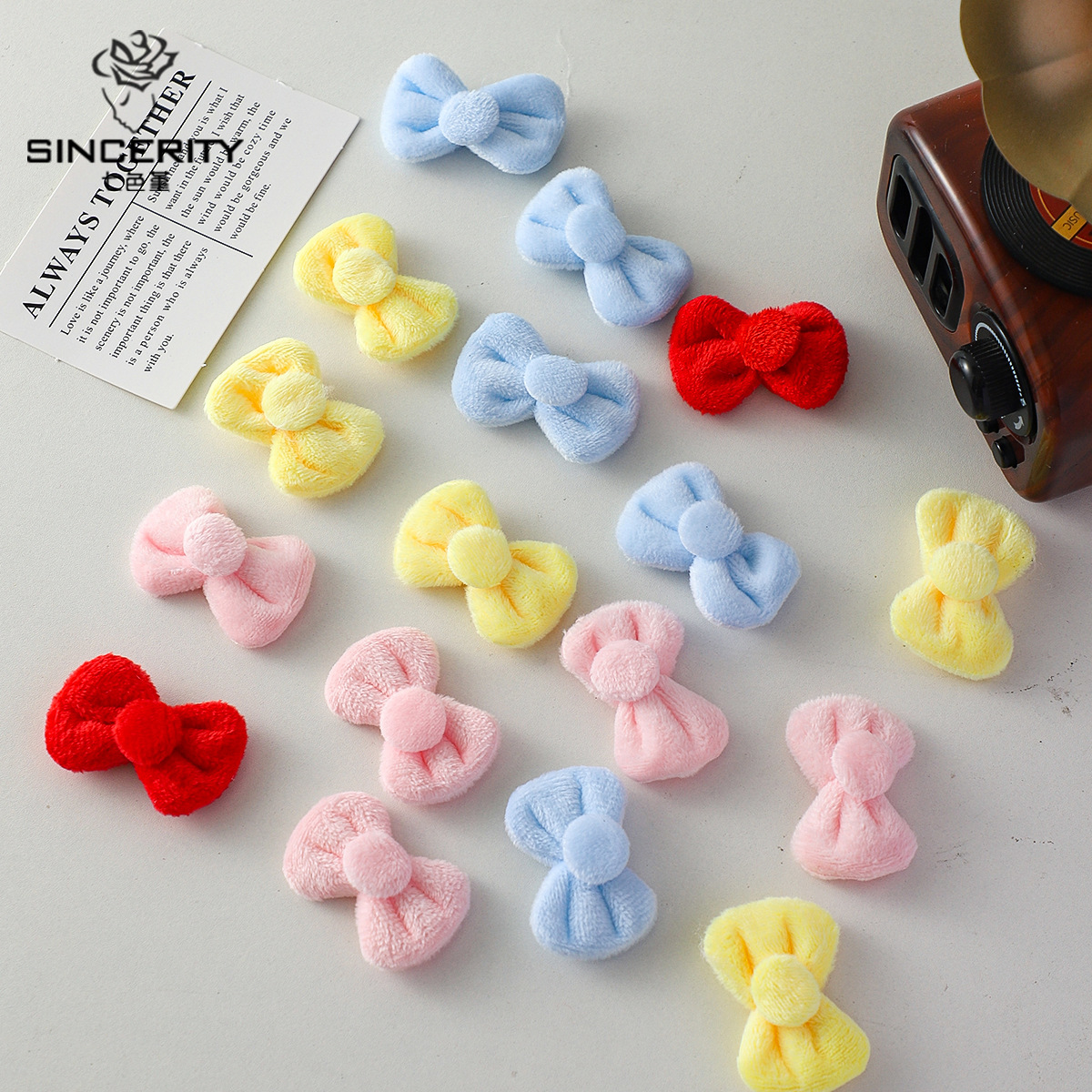 Siete colores cordier peluche jugar arco ramo floral decoración floral con peluche con DIY regalo floral