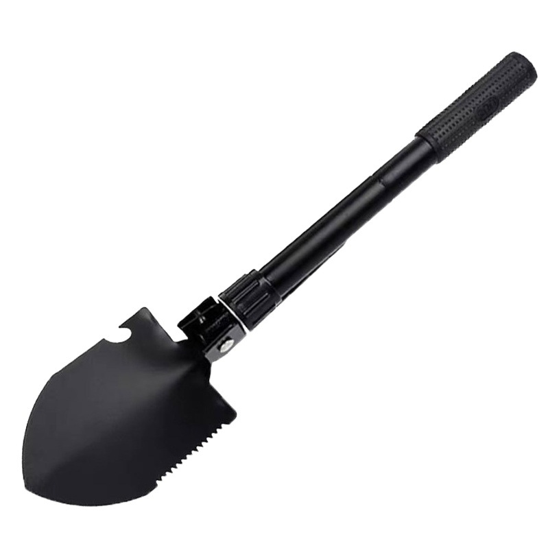 Pala de ingeniería de tamaño pequeño al aire libre multifuncional plegable coche multiusos pala militar pala de hierro pala de pesca al por mayor