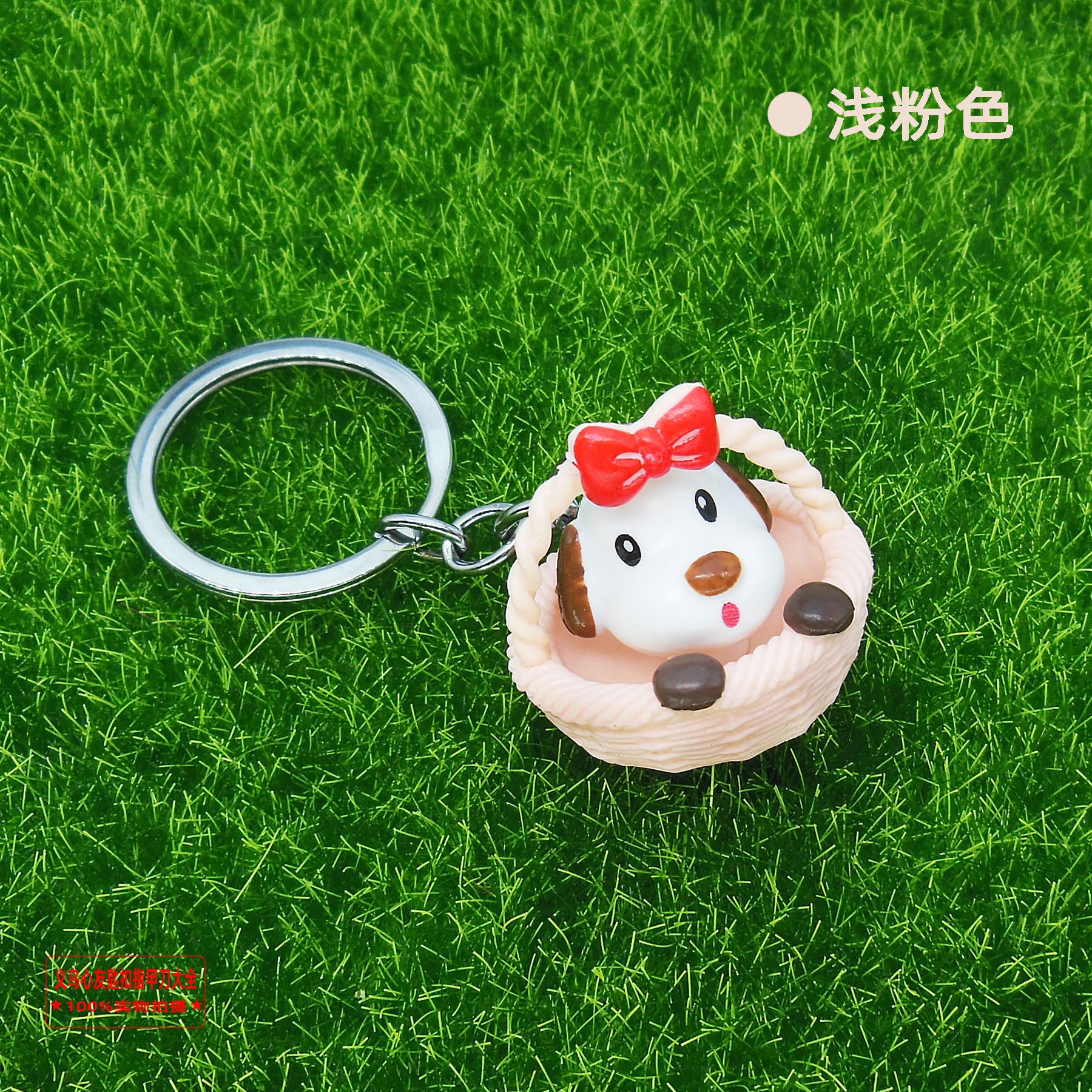 Gato de dibujos animados llavero colgante lindo gato muñeca estudiante adornos campus tienda suministro al por mayor