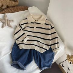 童裝兒童針織衫開衫23春秋新款韓版森系文藝范中小童毛衣0149A020