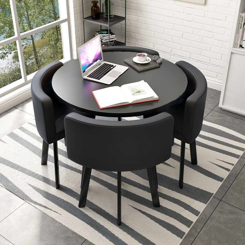 Mesa de comedor disponible para uso doméstico, apartamento pequeño, mesa de comedor, tienda, mesa de negociación, mesa y silla, mesa redonda de recepción