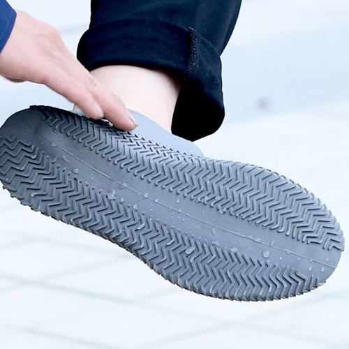 Waterproof rain shoe covers, high elasticity anti-slip and anti-stain foot covers, thick shoe covers, portable, unisex, silicone shoe covers for wholesale