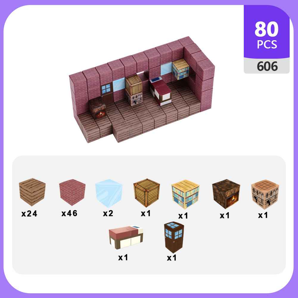 Transfronterizo Mi Magnetic World Puzzle Magnet Block 25 Magnetic Block Set Magnetic Cube